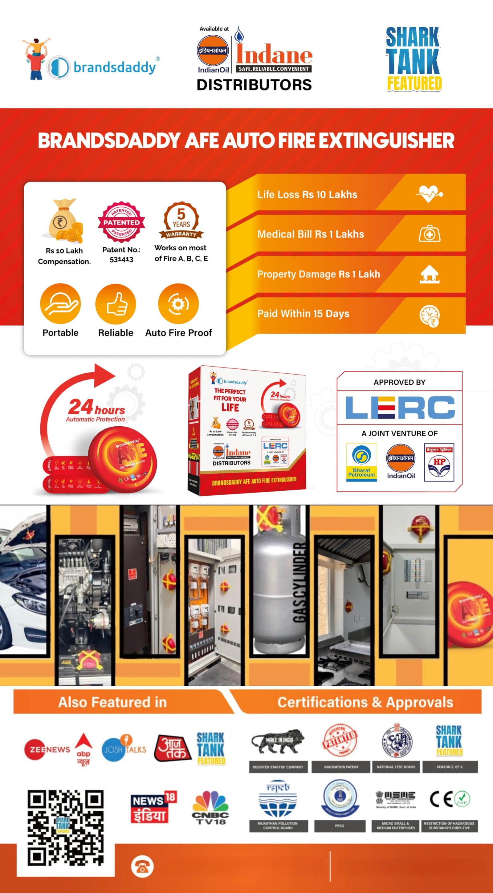 AFE Auto Fire Extinguisher Promotional